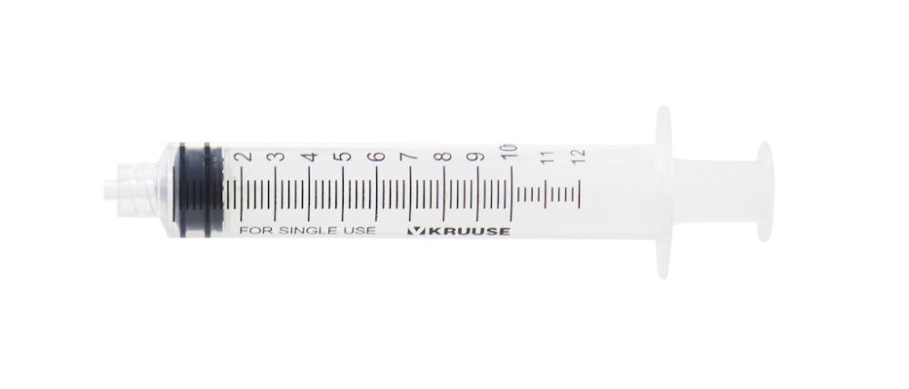 KRUUSE Einmal-Spritzen 3-teil. 10ml, Luer-Lock 100 Stk