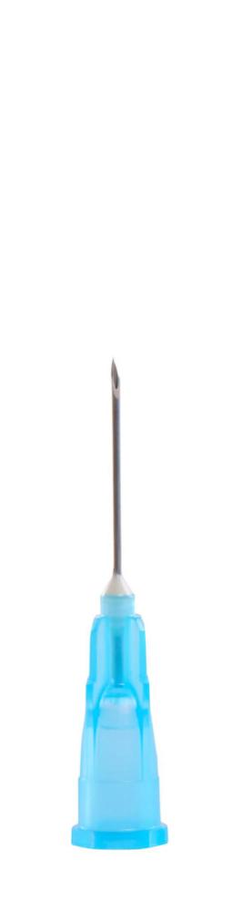 KRUUSE Einmalkanüle 0.6x16 mm blau, 100 Stück