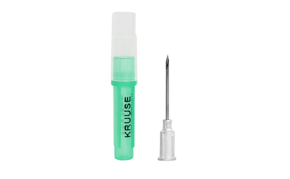 KRUUSE Einmalkanüle 18G Alu-Ansatz, 1.2x25mm, 100 Stk KRUUSE Einmalkanüle 18G Alu-Ansatz, 1.2x25mm, 100 Stk
