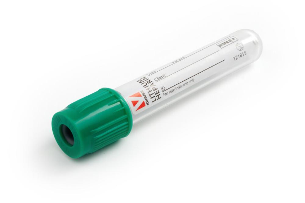 KRUUSE Blutentnahmeröhrchen Lithium Heparin, 5ml, 100 Stk KRUUSE Blutentnahmeröhrchen Lithium Heparin, 5ml, 100 Stk