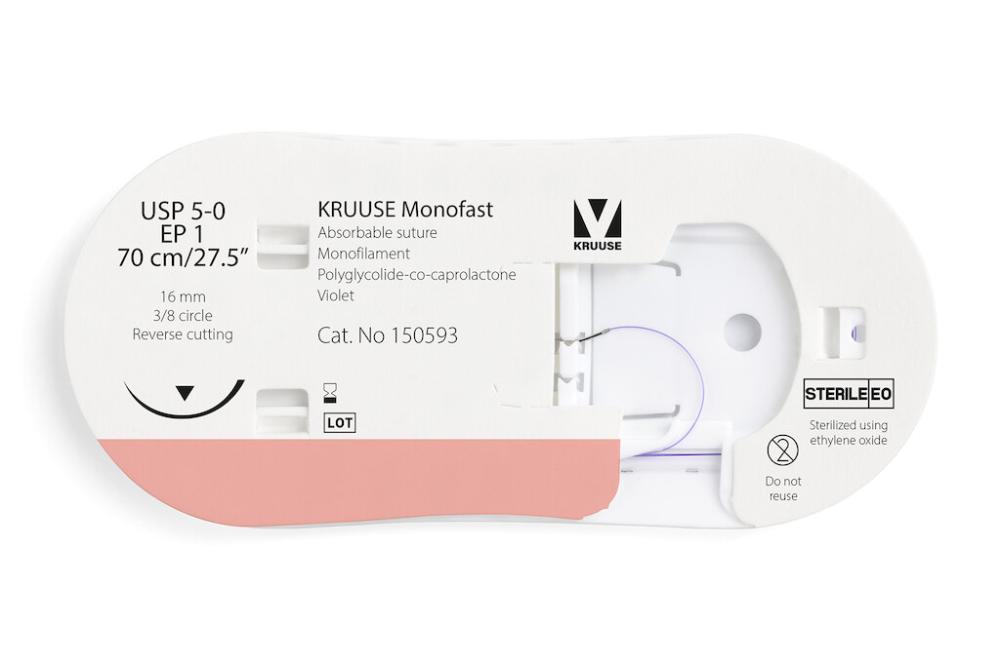 KR Monofast,USP 5-0,70cm 16 mm 3/8 K, RC, 12 Stk KR Monofast,USP 5-0,70cm 16 mm 3/8 K, RC, 12 Stk