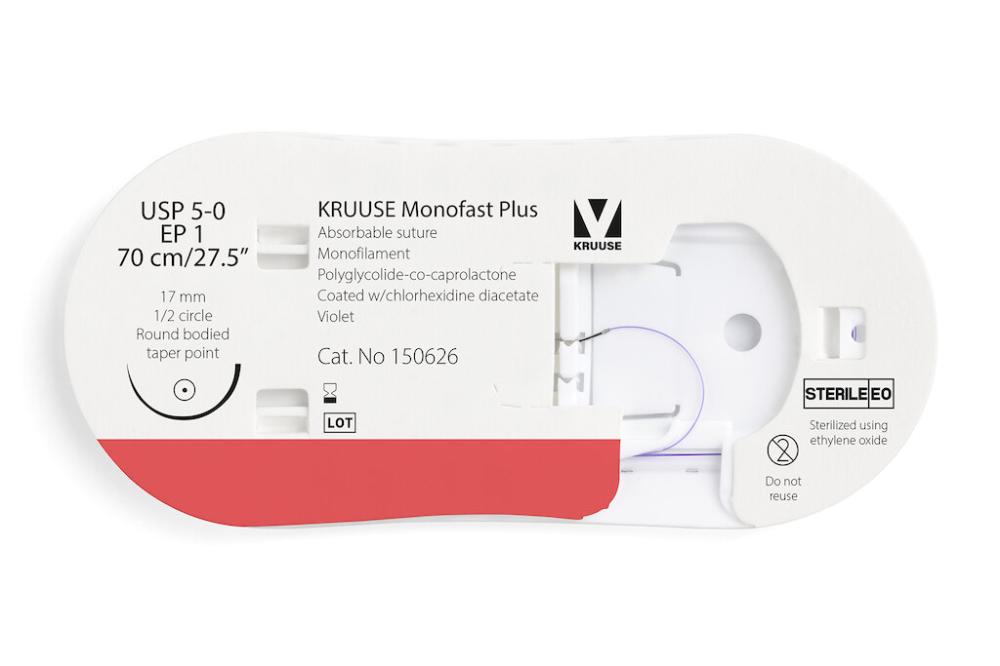 KR Monofast Plus USP 5-0,70cm 17 mm, 1/2 TP, RK, 12 Stk