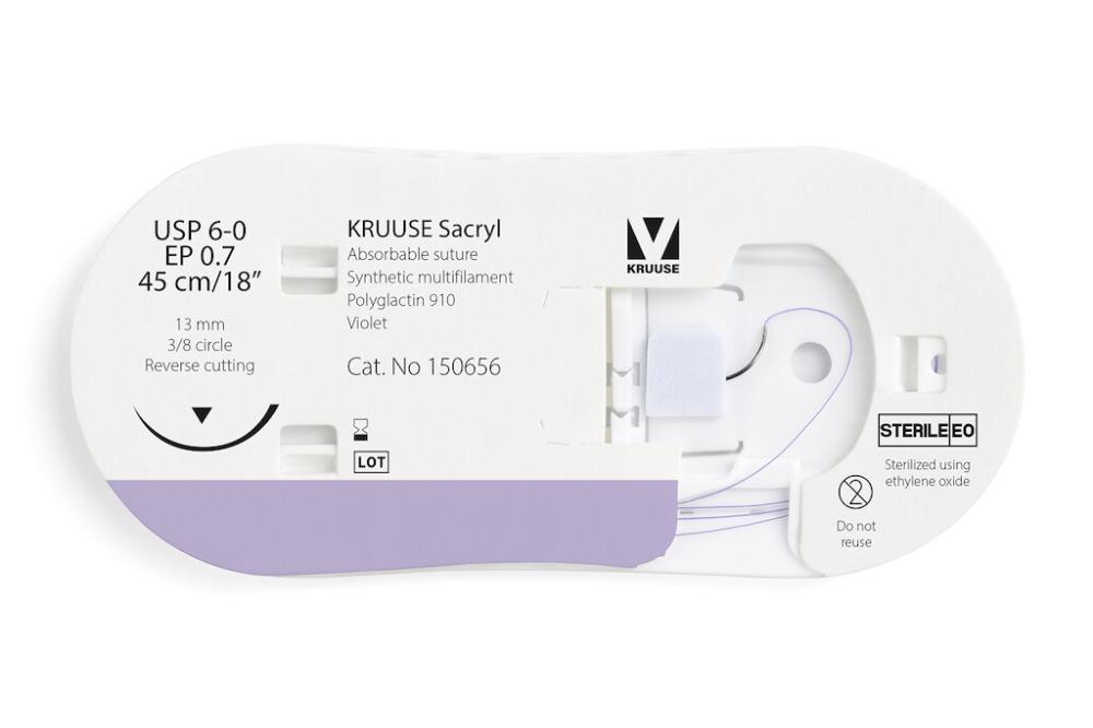 KR Sacryl, UPS 6-0,45 cm 13 mm 3/8 K, RC, 12 Stk KR Sacryl, UPS 6-0,45 cm 13 mm 3/8 K, RC, 12 Stk