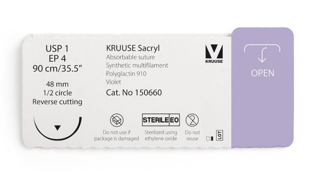KR Sacryl,USP 1,90cm 48 mm 1/2 K, RC, 12 Stk