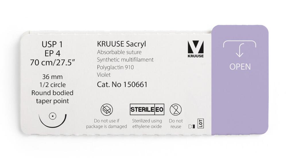 KR Sacryl,USP 1,70cm 36 mm 1/2 TP, RK, 12 Stk KR Sacryl,USP 1,70cm 36 mm 1/2 TP, RK, 12 Stk