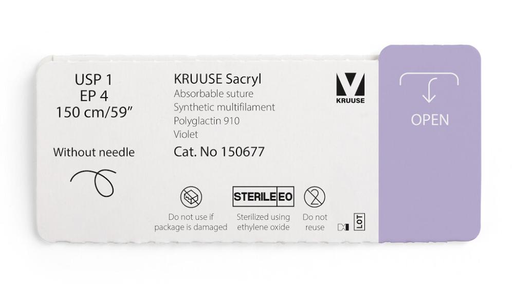 KR Sacryl,USP 1,150cm ohne Nadel, 12 Stk KR Sacryl,USP 1,150cm ohne Nadel, 12 Stk