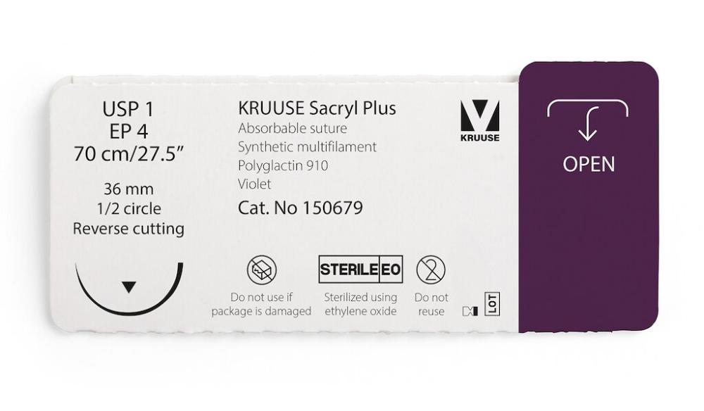 KR Sacryl Plus,USP 1,70cm 36 mm 1/2 K, RC, 12 Stk