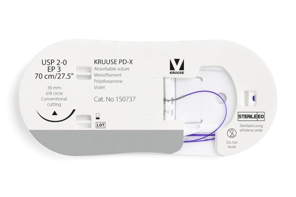 KR PD-X,USP 2-0,70cm 36 mm 3/8 K cut, 12 Stk KR PD-X,USP 2-0,70cm 36 mm 3/8 K cut, 12 Stk