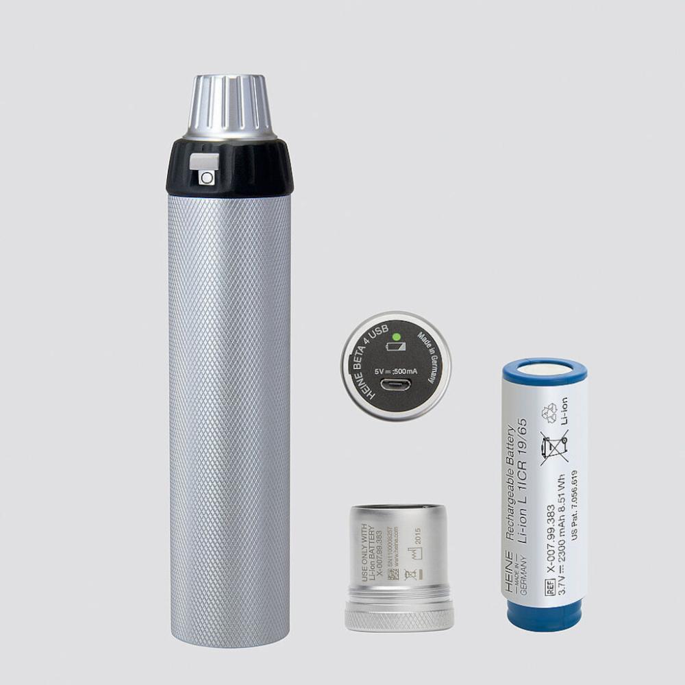Heine Beta4 USB Li-ion Set Griff, Batterie, Bodeneinheit Heine Beta4 USB Li-ion Set Griff, Batterie, Bodeneinheit
