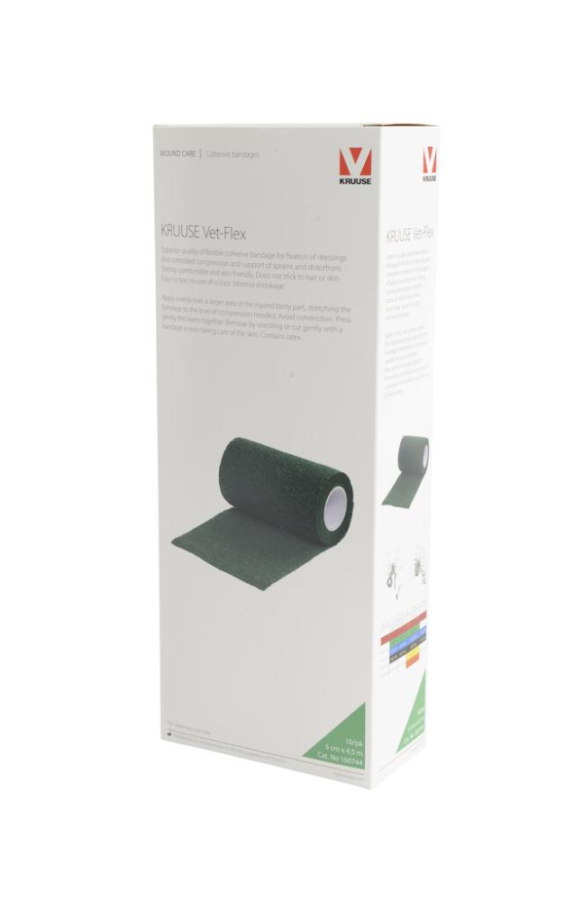 KRUUSE Vet-Flex 5cm x 4.5m grün, 10 Stück KRUUSE Vet-Flex 5cm x 4.5m grün, 10 Stück