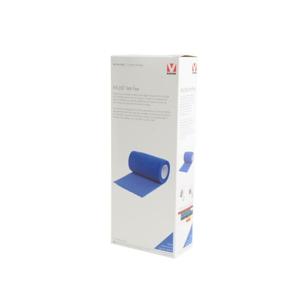KRUUSE Vet-Flex 5cm x 4.5m blau, 10 Stück KRUUSE Vet-Flex 5cm x 4.5m blau, 10 Stück