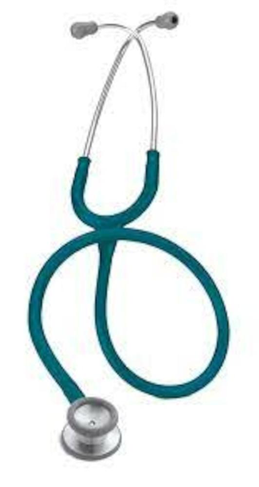 Littmann Classic II, Pediatric, Regenbogen Karabikbl, Ohrbüg messing, Anschl. messing