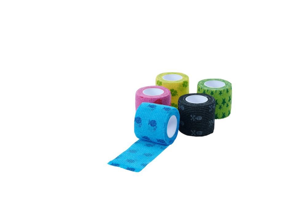 KRUUSE FunFlex-Binden 5cm 4.5m, assortiert, 10 Rollen