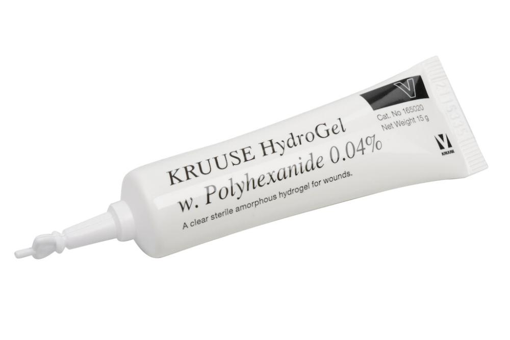 KRUUSE HydroGel 15g mit Polyhexanid 0.04%, steril