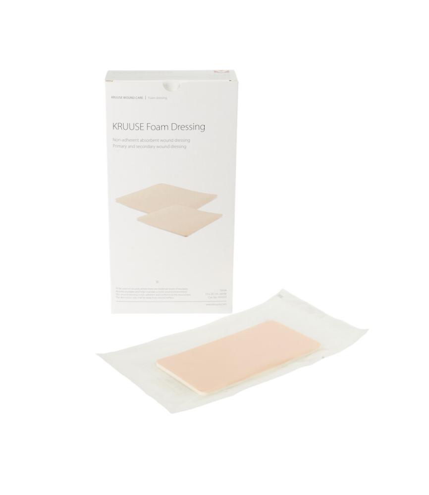 KRUUSE Foam Dressing 10x20cm steril, 10 Stück KRUUSE Foam Dressing 10x20cm steril, 10 Stück