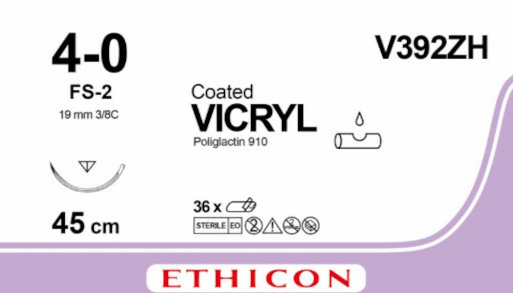 Vicryl USP 4-0 Nr. V392ZH violett 45 cm FS-2 36 Stk