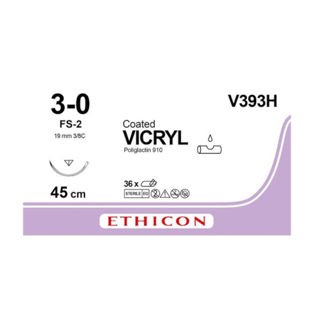 Vicryl USP 3-0 Nr. V393H violett 45 cm FS-2 36 Stk