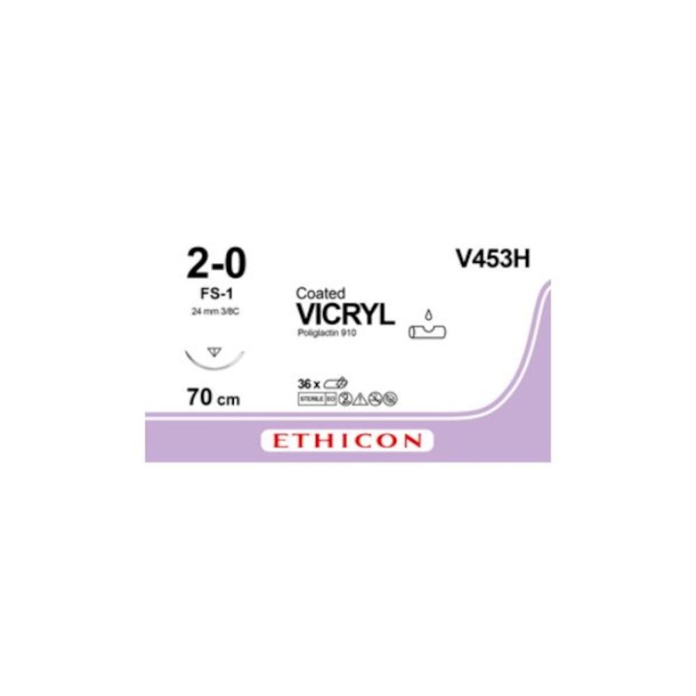 Vicryl USP 2-0 Nr. V453H violett 70 cm FS-1 36 Stk.