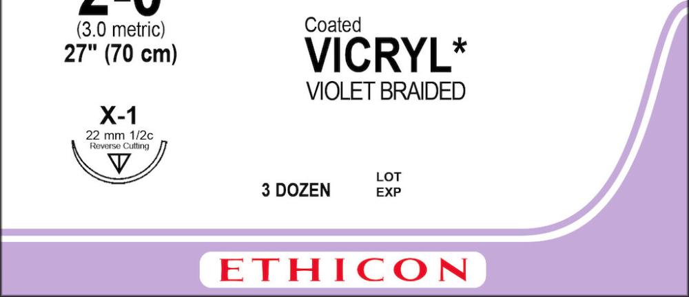 Vicryl USP 2-0 Nr. V461H violett 70 cm X-1 36 Stk.