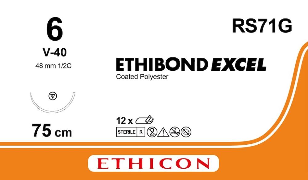 Ethibond USP 6 Nr. RS 71 G grün 75 cm BPT-1 1 x 12 Stk Ethibond USP 6 Nr. RS 71 G grün 75 cm BPT-1 1 x 12 Stk