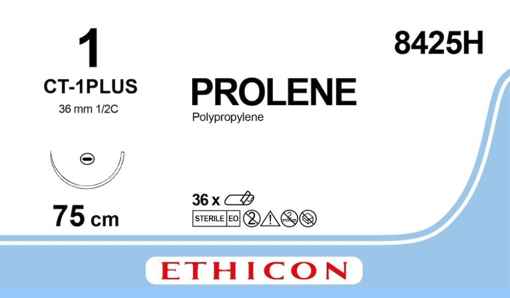 Prolene USP 1 Nr. 8425H blau 75 cm CT-1 1 x 36 Stk. Prolene USP 1 Nr. 8425H blau 75 cm CT-1 1 x 36 Stk.