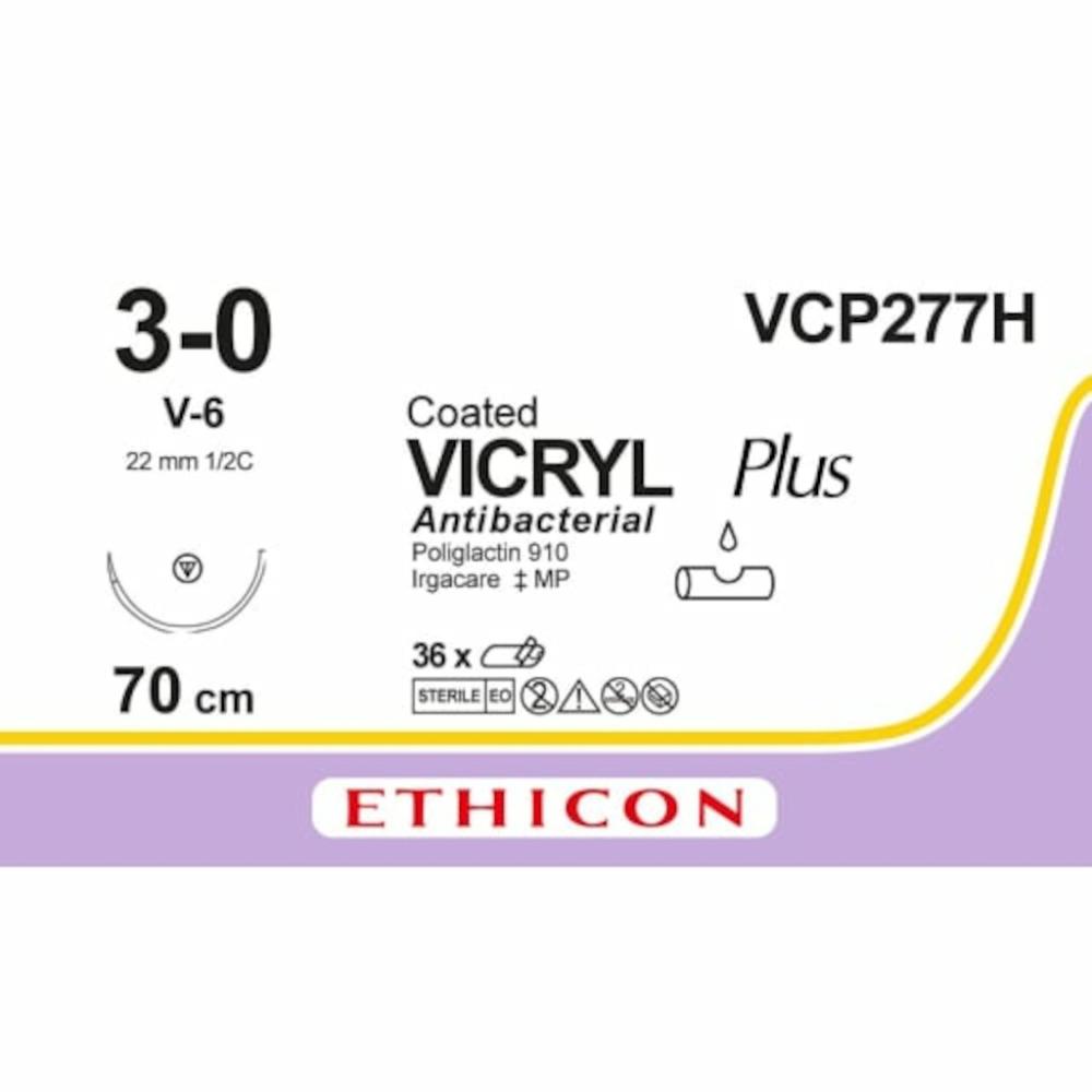 Vicryl plus USP 3-0 VCP277H violett 70 cm V-6 36 Stk