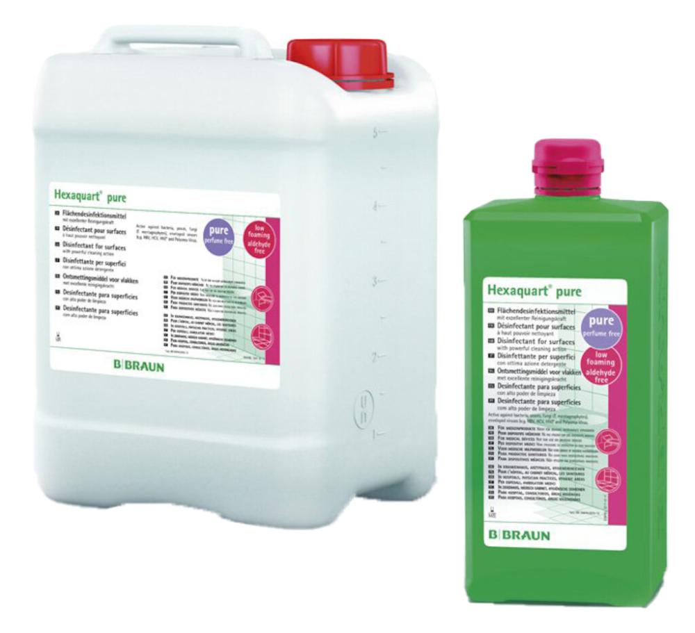 Hexaquart Pure 5 L Flächendesinfektion-Konzentrat Hexaquart Pure 5 L Flächendesinfektion-Konzentrat