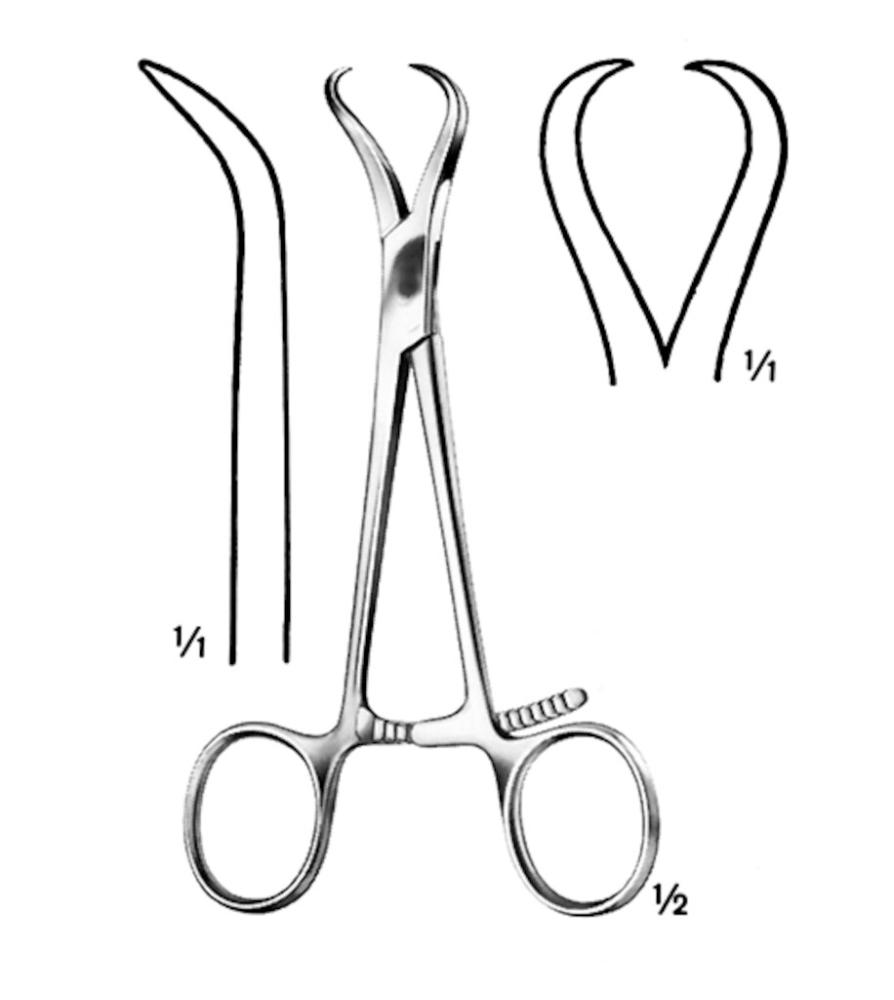 Repositionszange gebogen 13.5cm Repositionszange gebogen 13.5cm
