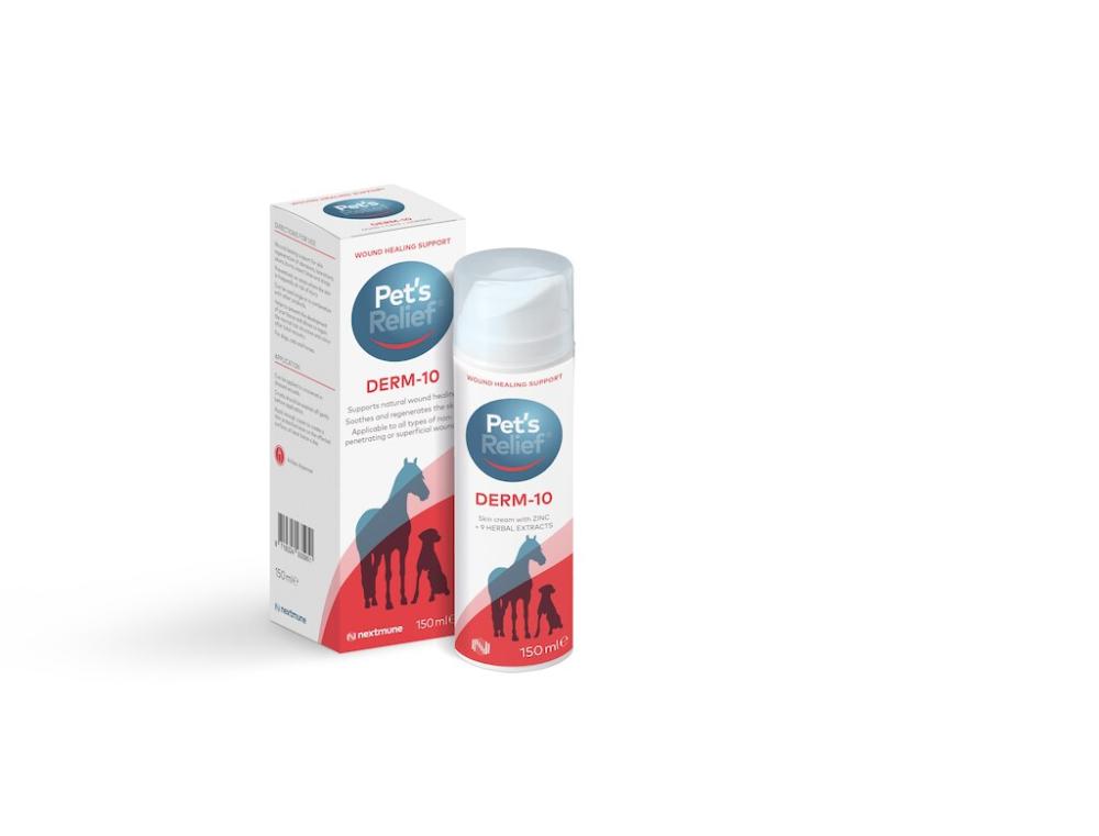 Derm-10 Wundcreme mit Zinkoxid, 150ml Pet's Relief