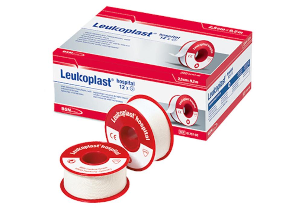 Leukoplast hospital 9.2 m x 2.5 cm - 12 Rollen Leukoplast hospital 9.2 m x 2.5 cm - 12 Rollen
