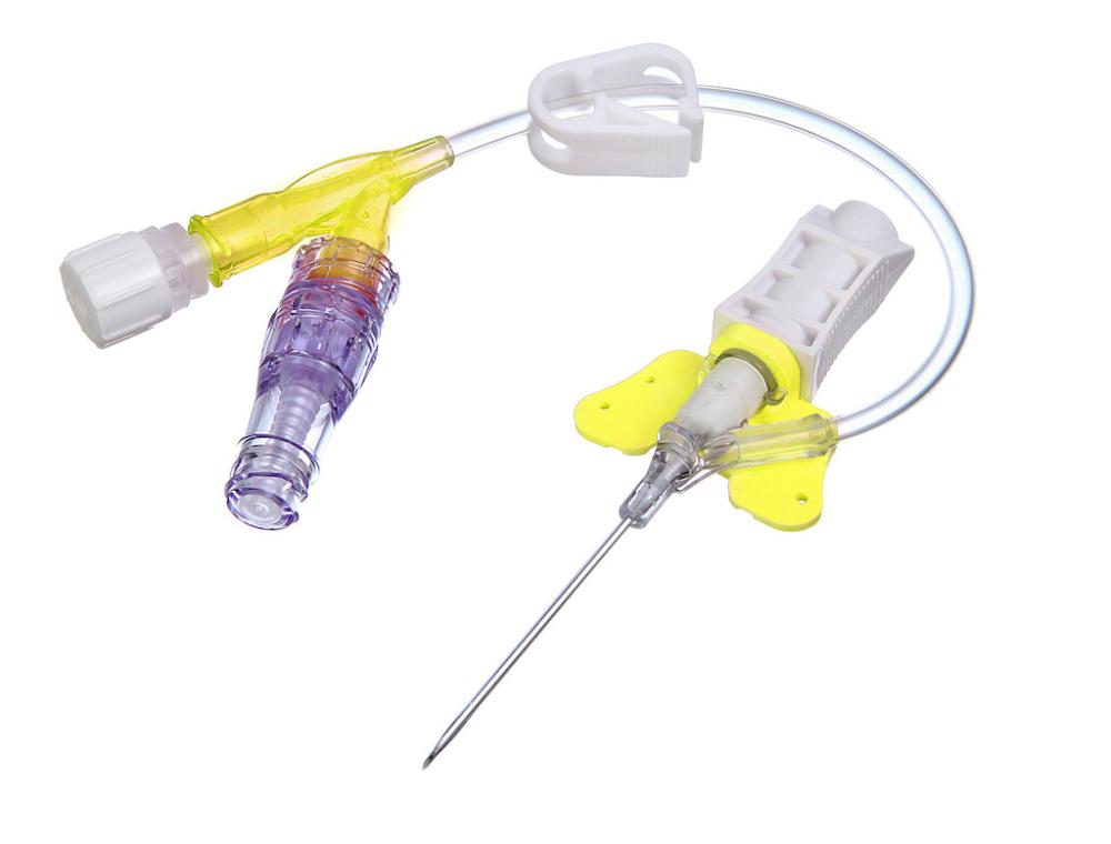 KRUUSE SafeVet IV Set gelb 0.7x19mm, 24G x 3/4, 20 Stk.