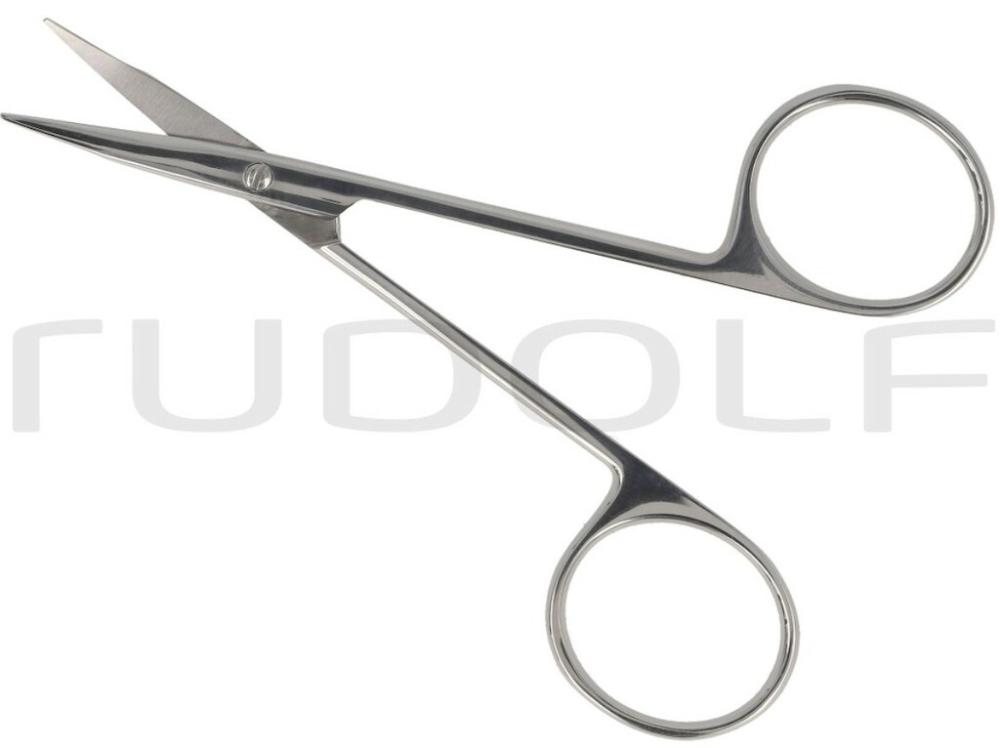 Schere Stevens hochglanz st/st, geboden, 11.5cm, STK