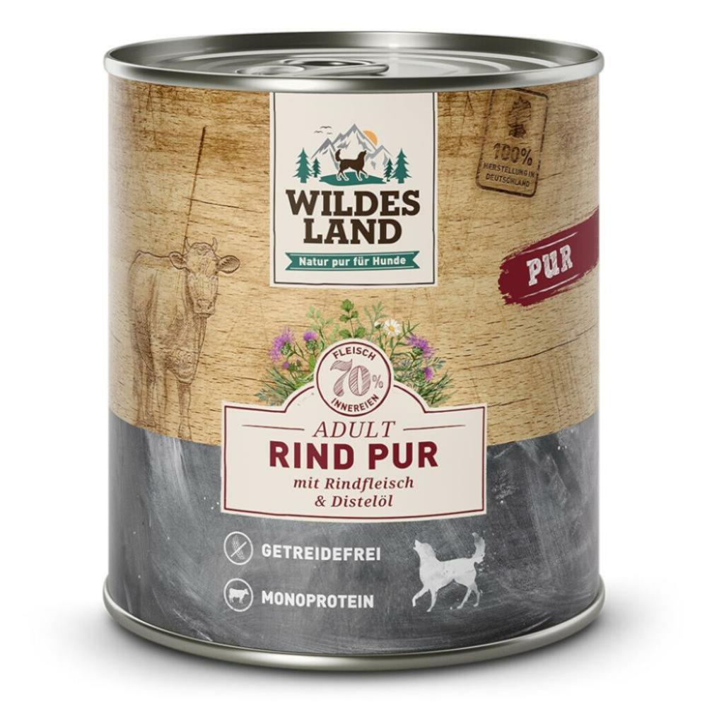 G Rasool Rind Can Adult Rind PUR mit Distelöl 6x400g Wildes Land / @ Covetrus CH ...